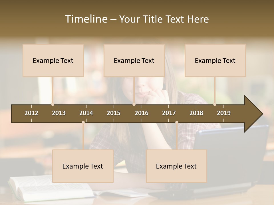 Student Smile Beautiful PowerPoint Template