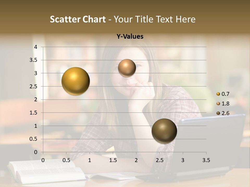 Student Smile Beautiful PowerPoint Template