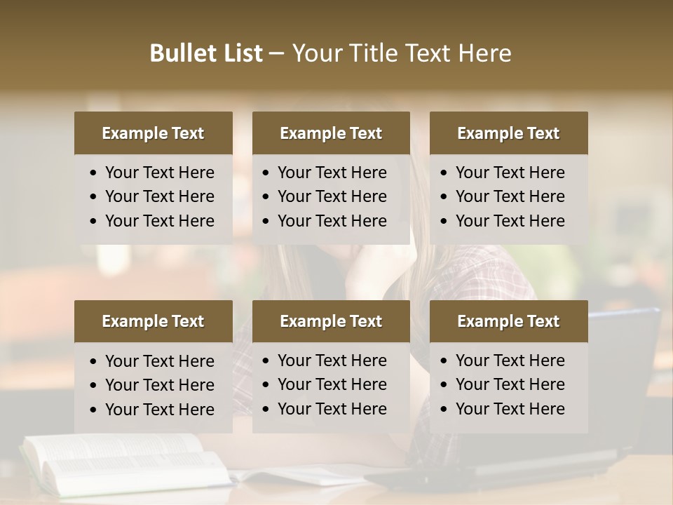 Student Smile Beautiful PowerPoint Template