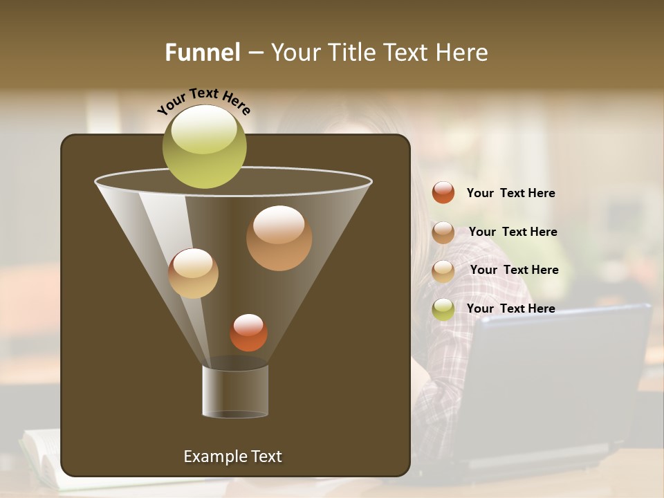 Student Smile Beautiful PowerPoint Template