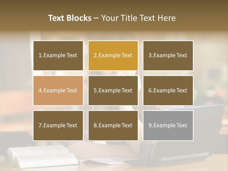 Student Smile Beautiful PowerPoint Template