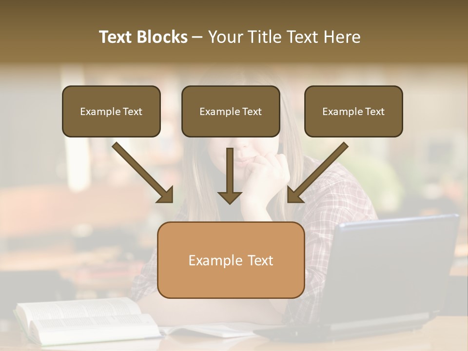 Student Smile Beautiful PowerPoint Template