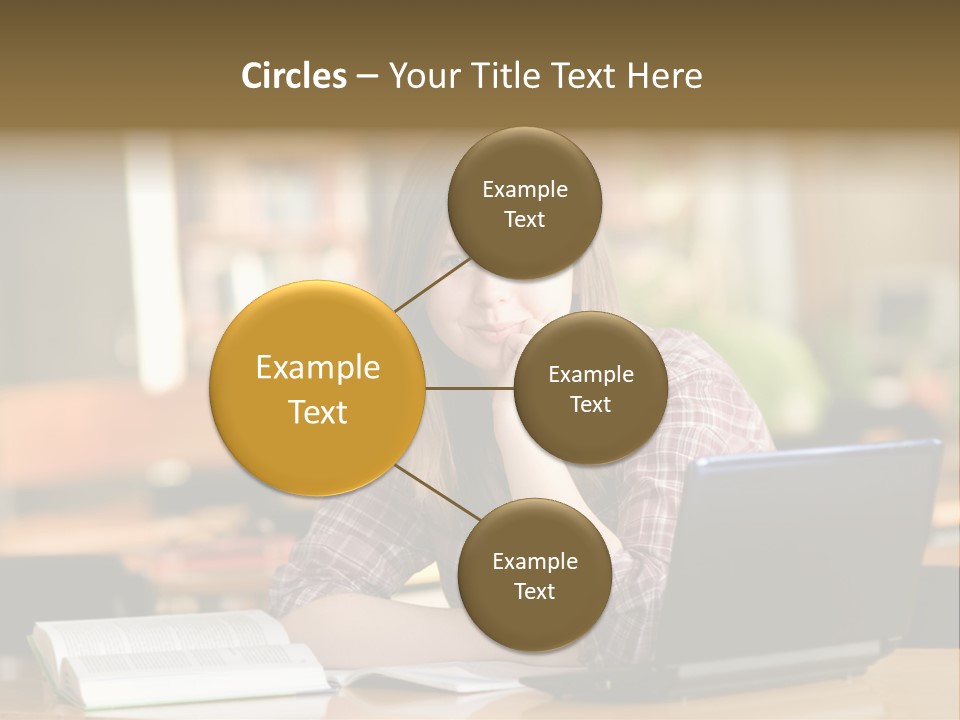 Student Smile Beautiful PowerPoint Template