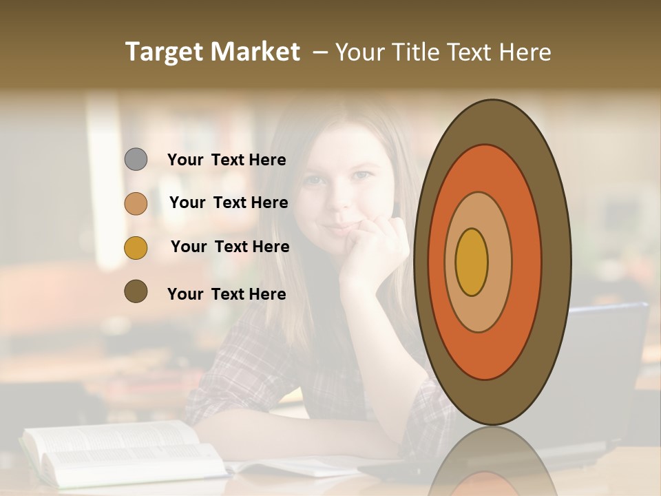 Student Smile Beautiful PowerPoint Template