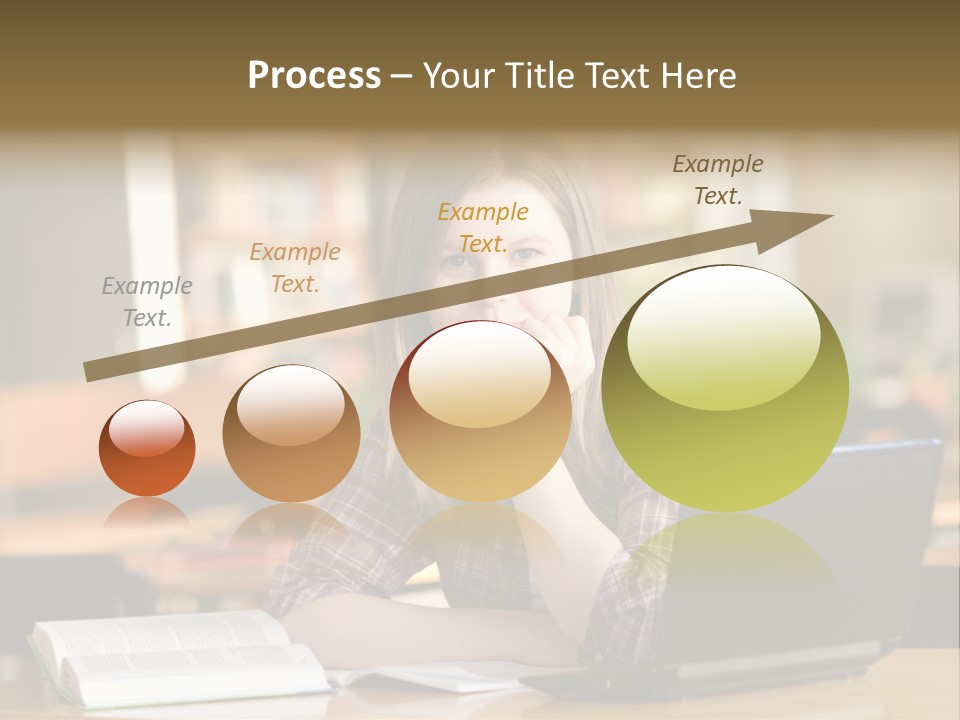 Student Smile Beautiful PowerPoint Template