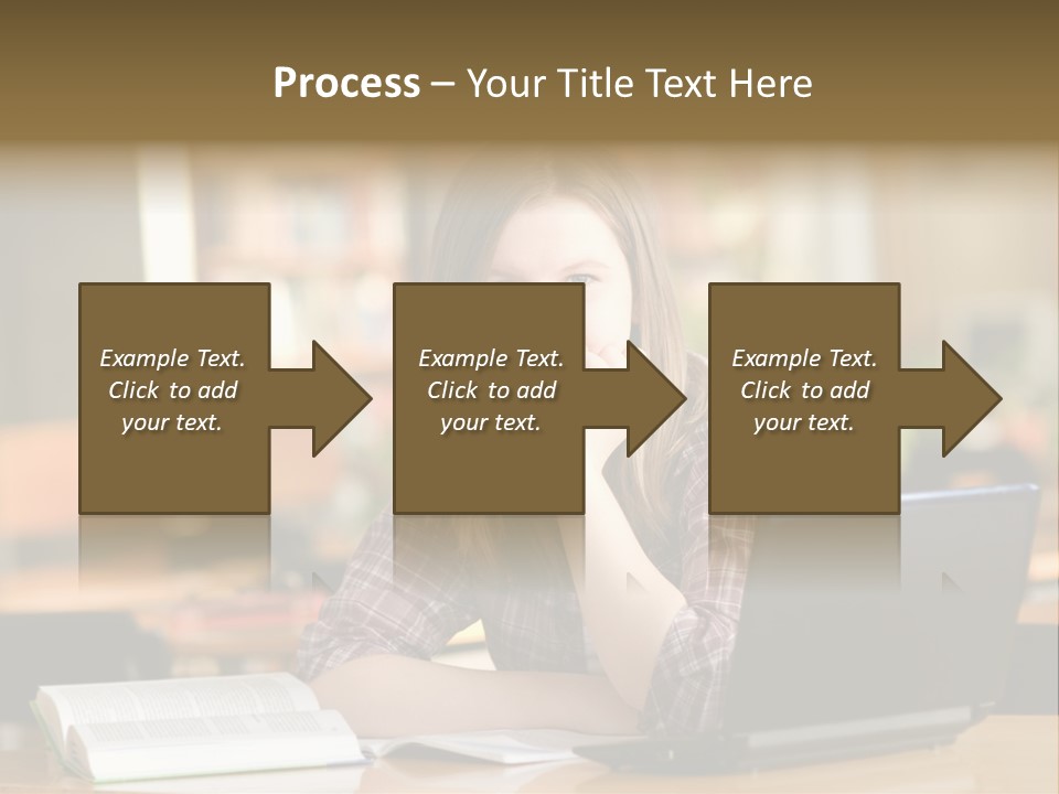 Student Smile Beautiful PowerPoint Template