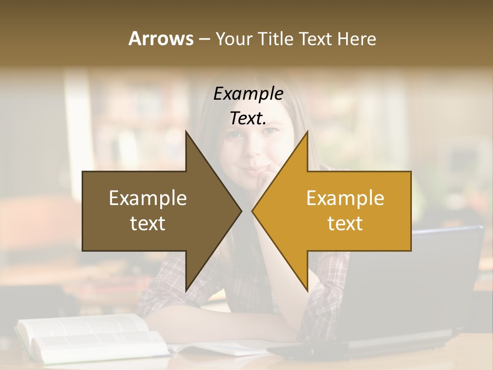 Student Smile Beautiful PowerPoint Template