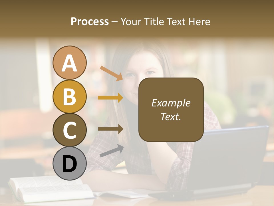 Student Smile Beautiful PowerPoint Template