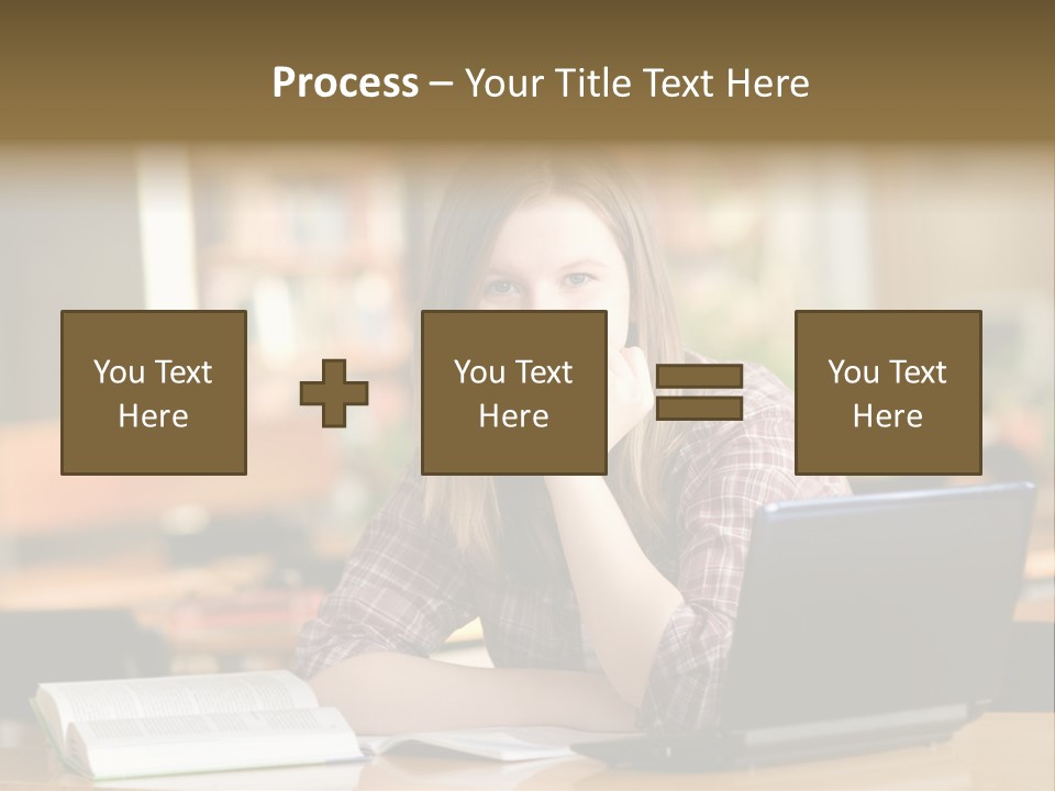 Student Smile Beautiful PowerPoint Template