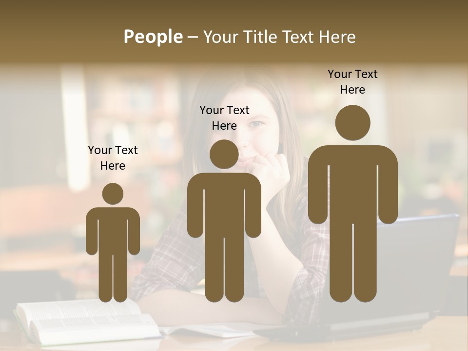 Student Smile Beautiful PowerPoint Template