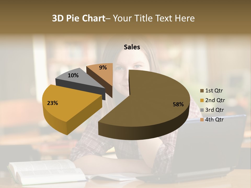 Student Smile Beautiful PowerPoint Template