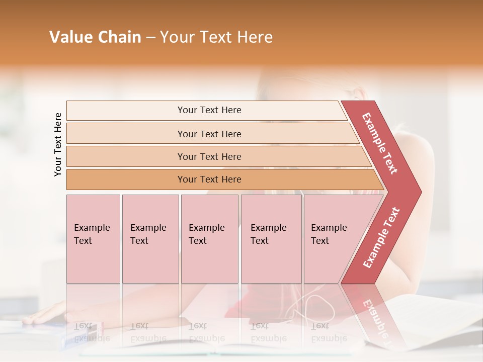 Indoors Young Beauty PowerPoint Template