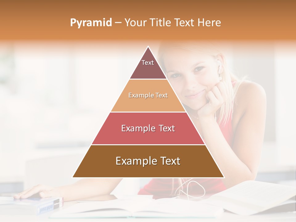 Indoors Young Beauty PowerPoint Template