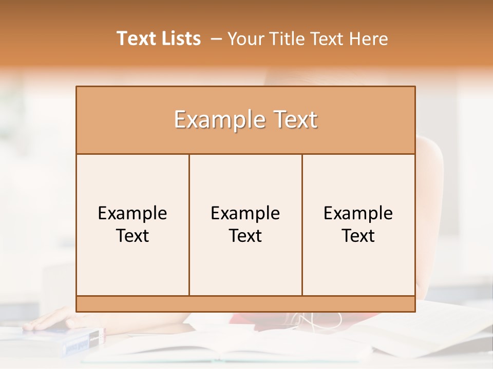 Indoors Young Beauty PowerPoint Template