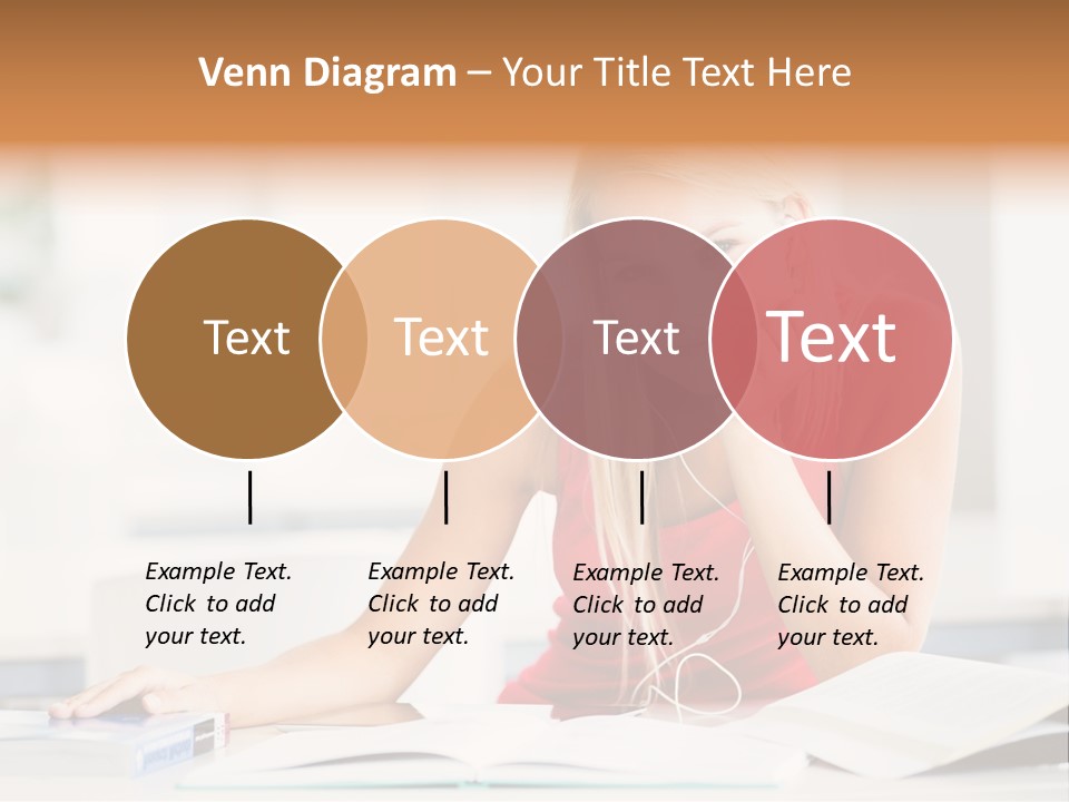 Indoors Young Beauty PowerPoint Template