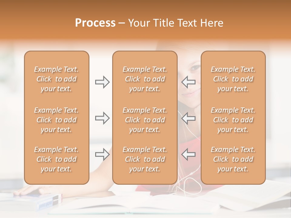 Indoors Young Beauty PowerPoint Template