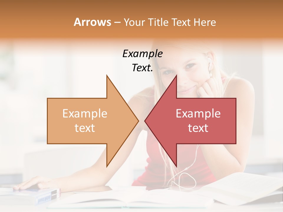 Indoors Young Beauty PowerPoint Template