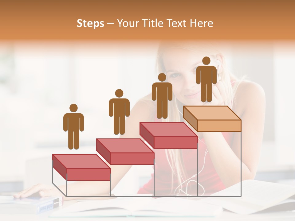 Indoors Young Beauty PowerPoint Template