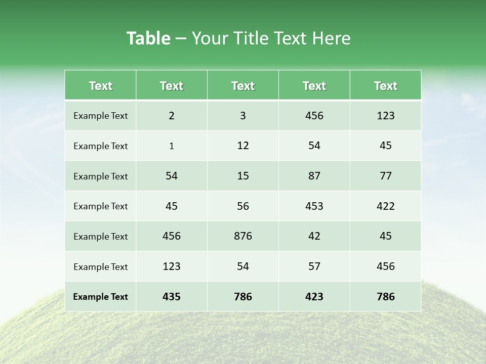 Agent Park Leaf PowerPoint Template