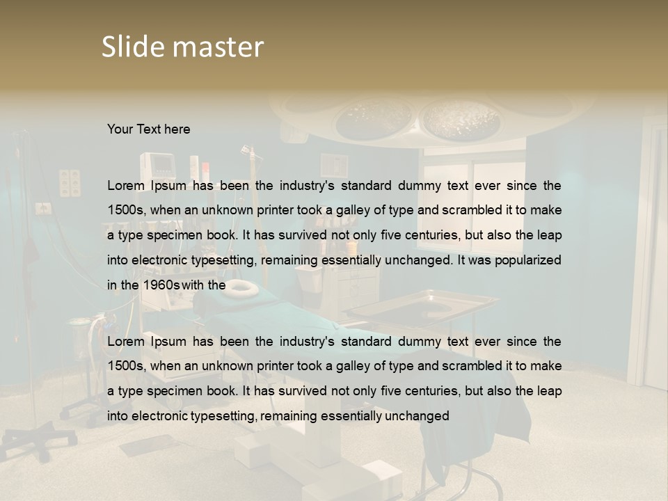 Healthy Operating Modern PowerPoint Template