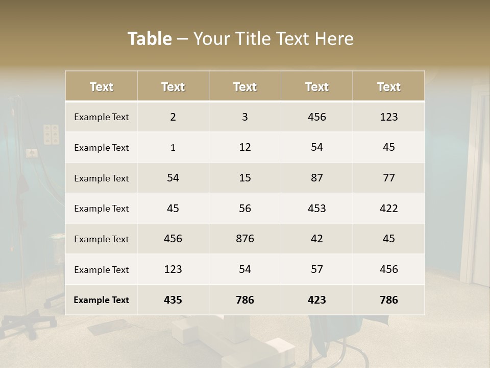 Healthy Operating Modern PowerPoint Template