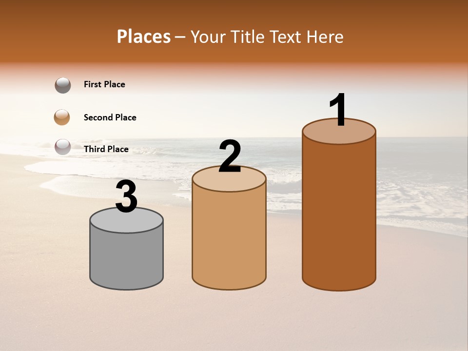Sand Ocean Tourism PowerPoint Template