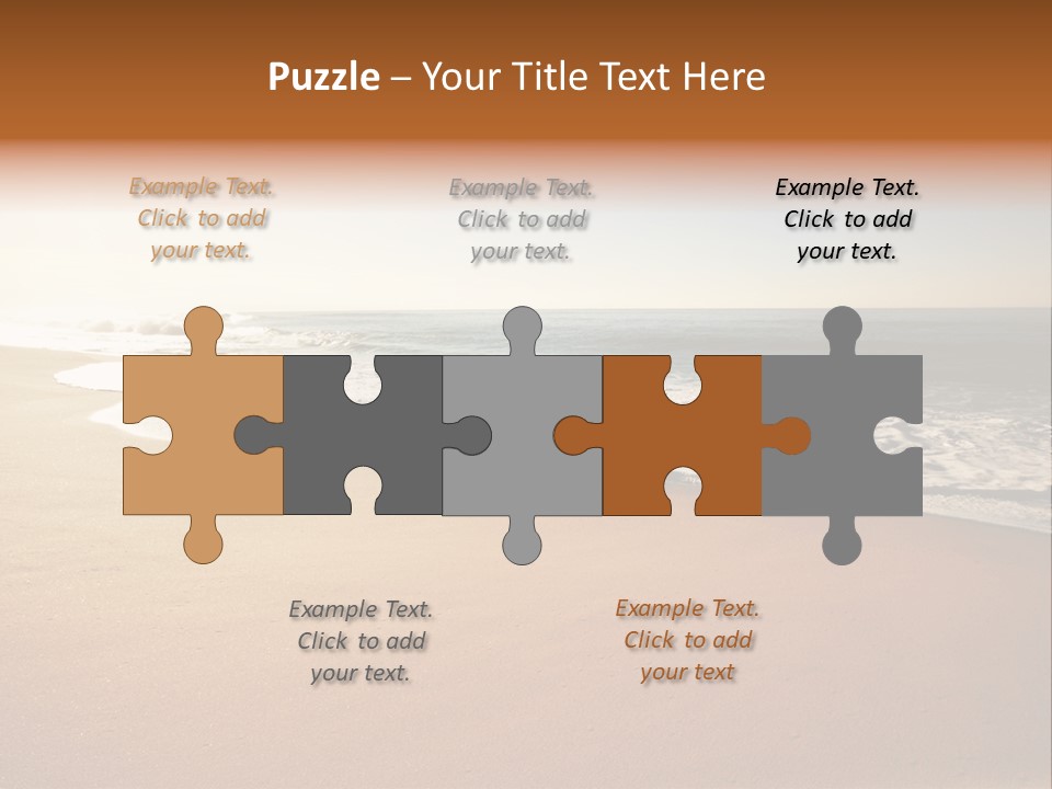 Sand Ocean Tourism PowerPoint Template