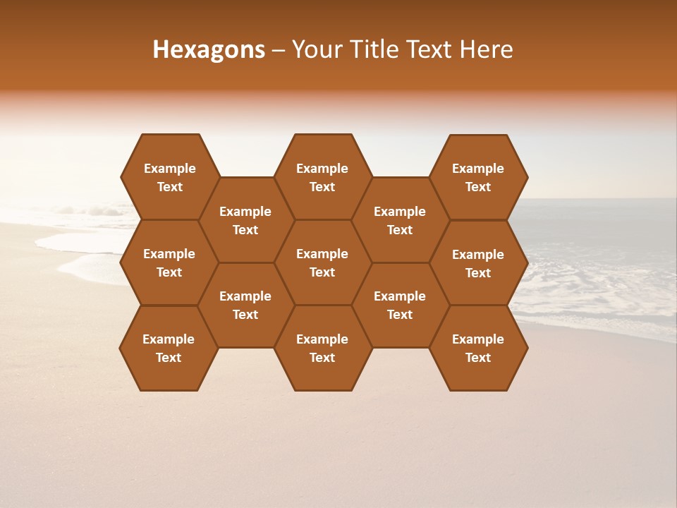 Sand Ocean Tourism PowerPoint Template