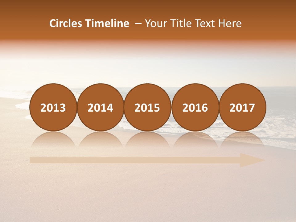 Sand Ocean Tourism PowerPoint Template