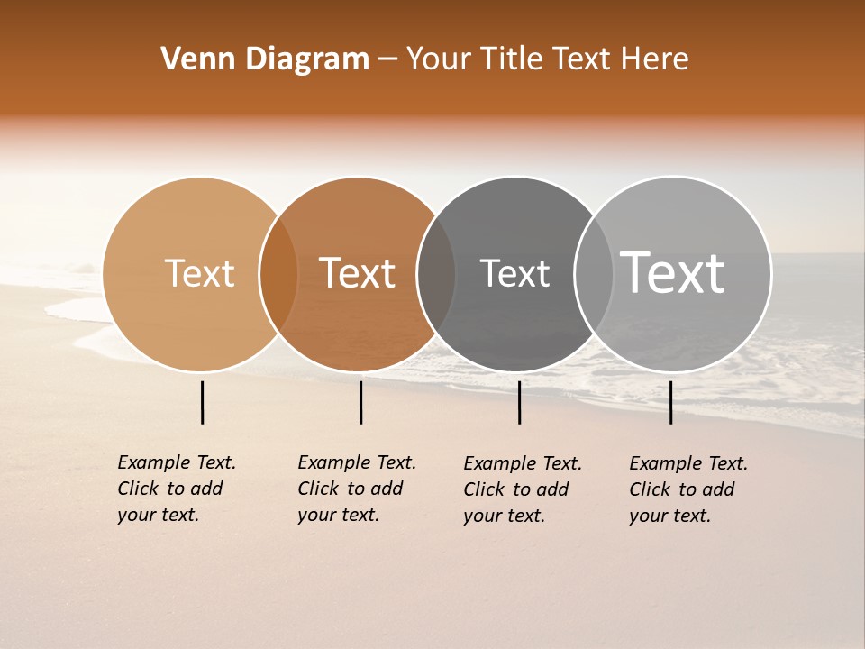 Sand Ocean Tourism PowerPoint Template