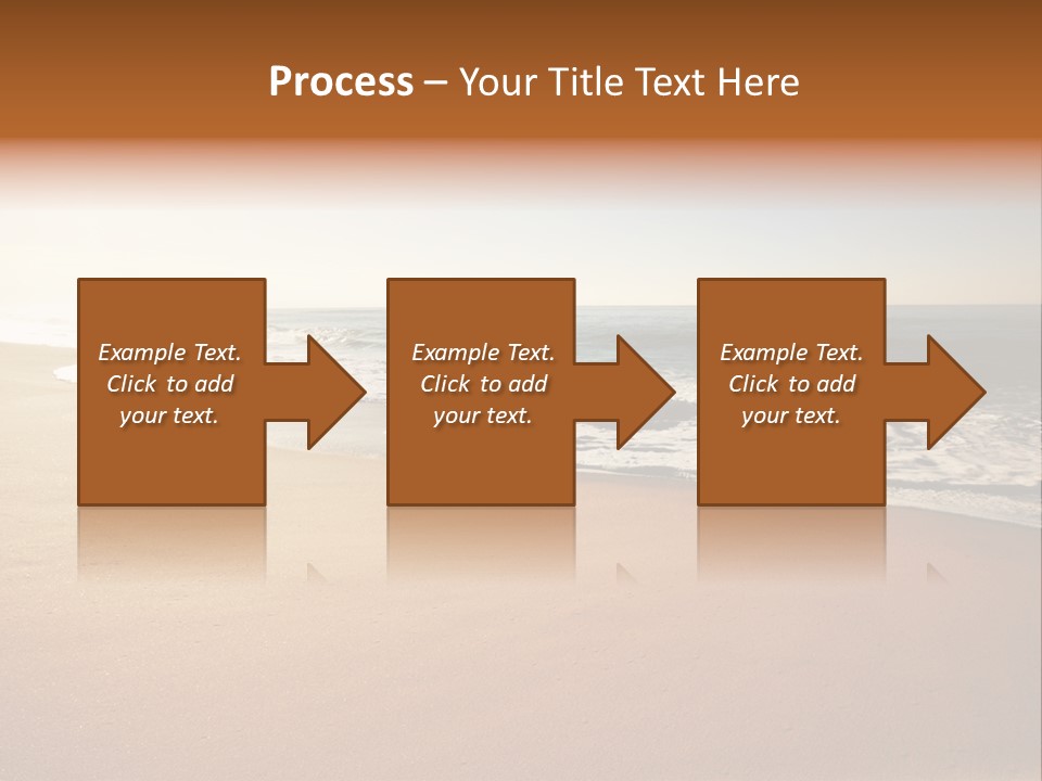 Sand Ocean Tourism PowerPoint Template