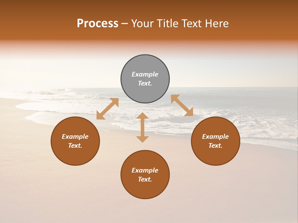 Sand Ocean Tourism PowerPoint Template