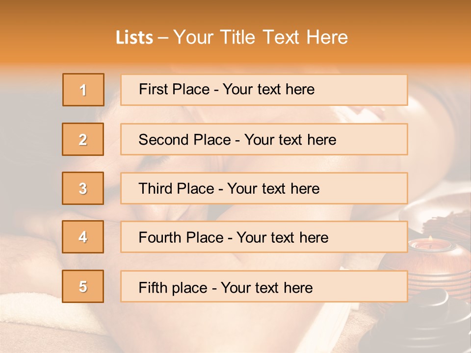 Attractive Beauty Young PowerPoint Template