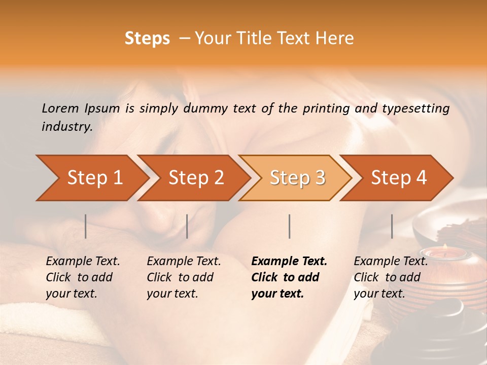 Attractive Beauty Young PowerPoint Template