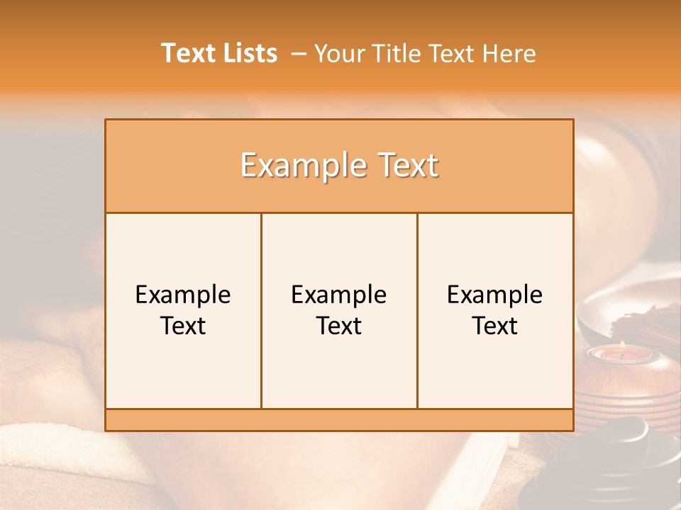 Attractive Beauty Young PowerPoint Template