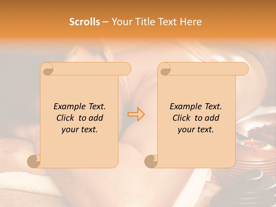 Attractive Beauty Young PowerPoint Template