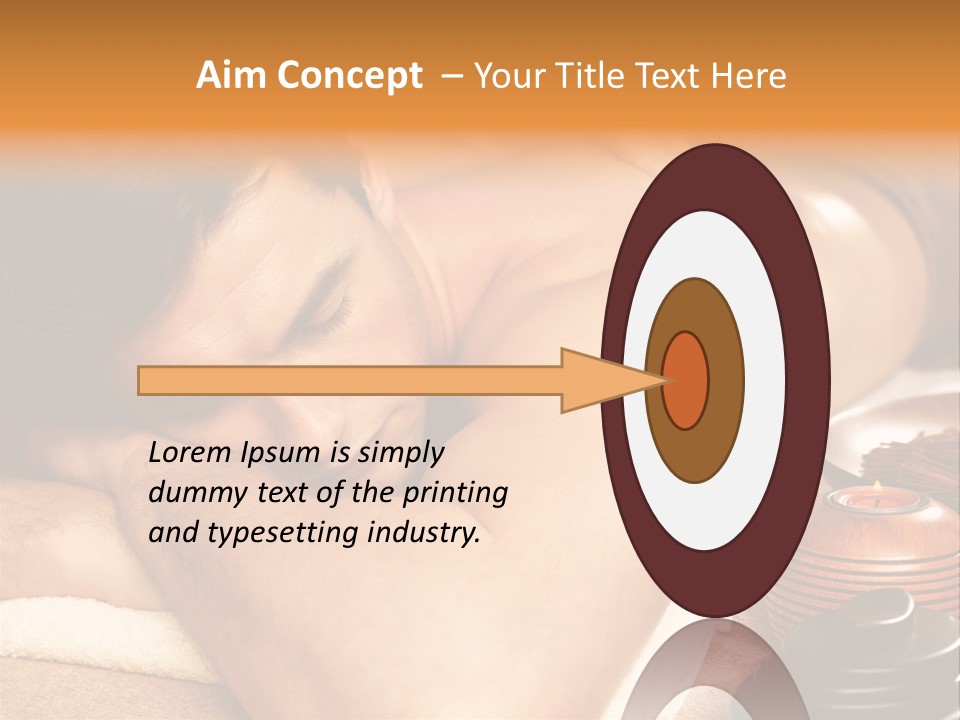 Attractive Beauty Young PowerPoint Template