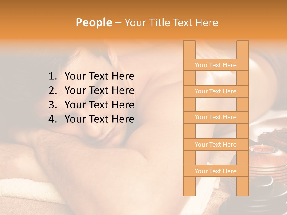 Attractive Beauty Young PowerPoint Template