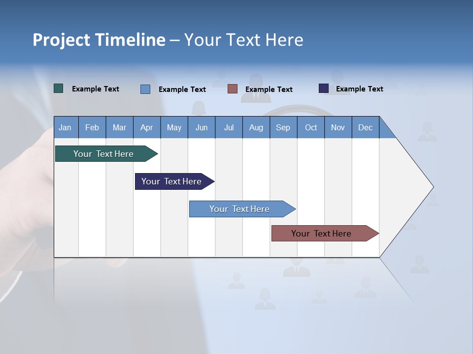Professional Magnifying Glass Crowdsourcing PowerPoint Template