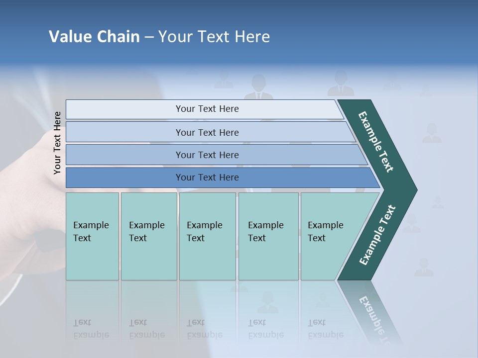 Professional Magnifying Glass Crowdsourcing PowerPoint Template
