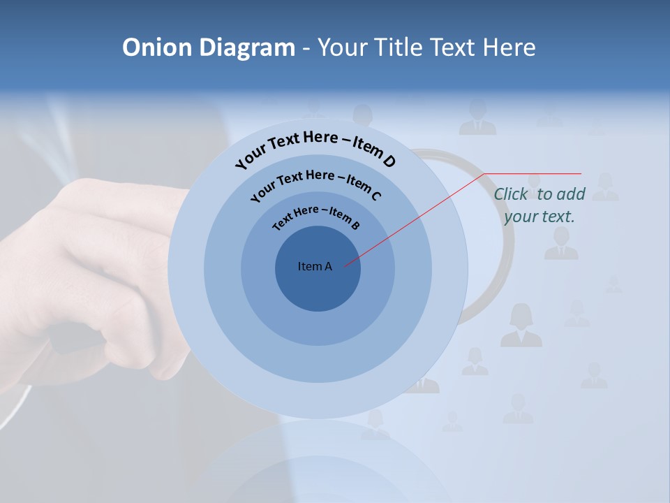 Professional Magnifying Glass Crowdsourcing PowerPoint Template