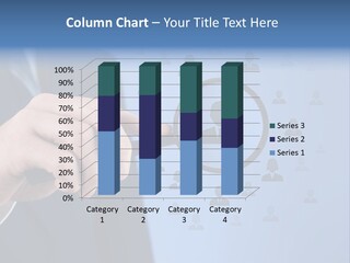 Professional Magnifying Glass Crowdsourcing PowerPoint Template