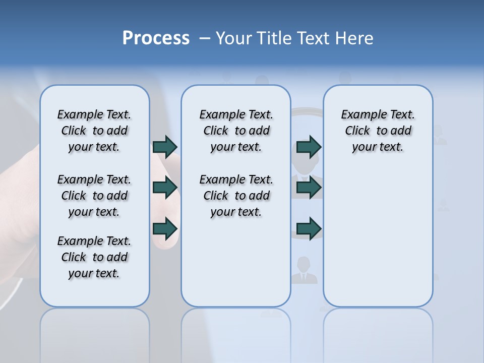 Professional Magnifying Glass Crowdsourcing PowerPoint Template