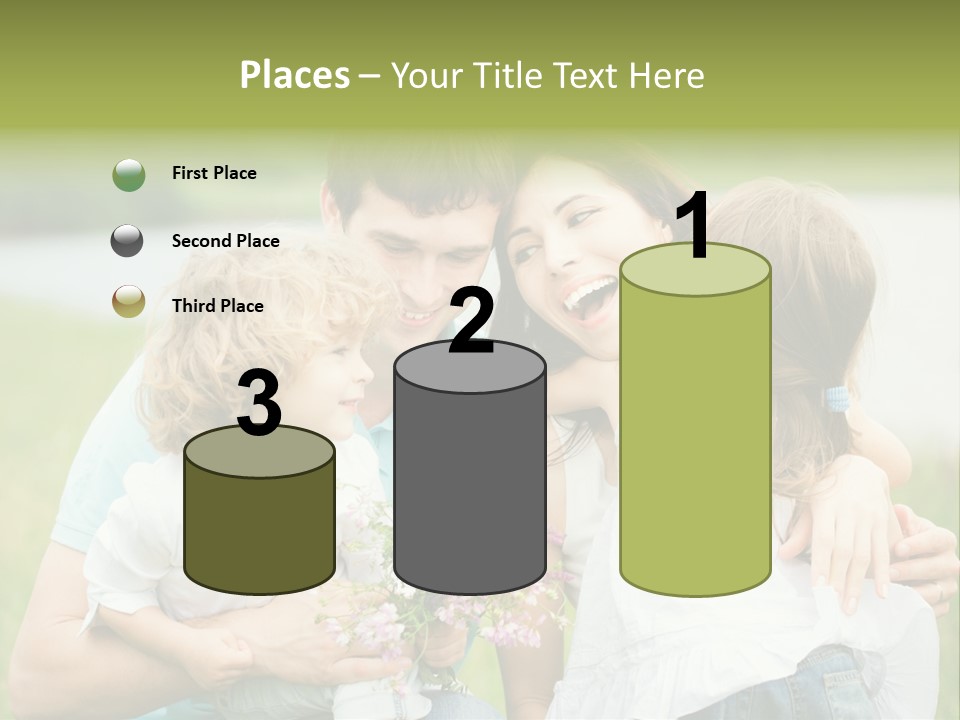 Cheerful Green Father PowerPoint Template