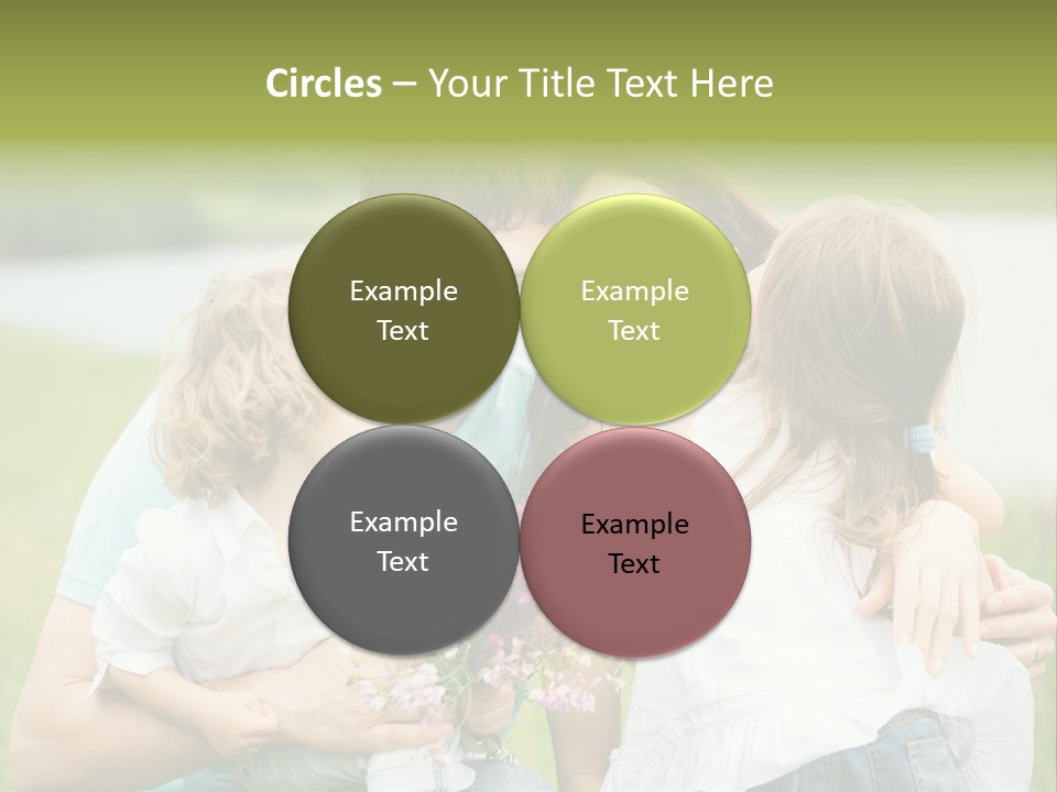 Cheerful Green Father PowerPoint Template