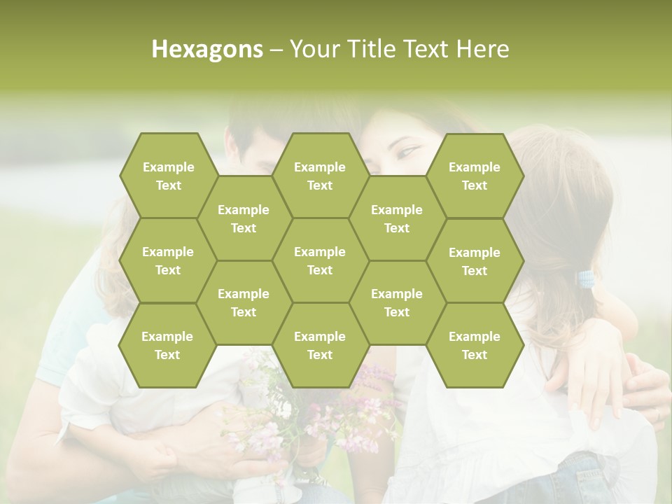 Cheerful Green Father PowerPoint Template