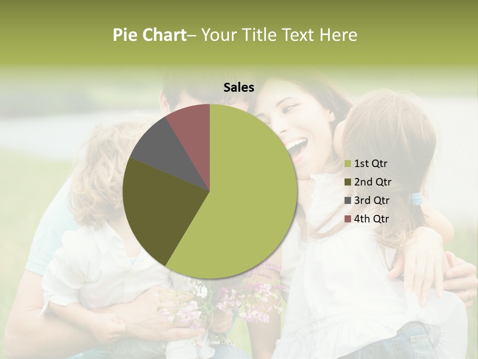 Cheerful Green Father PowerPoint Template