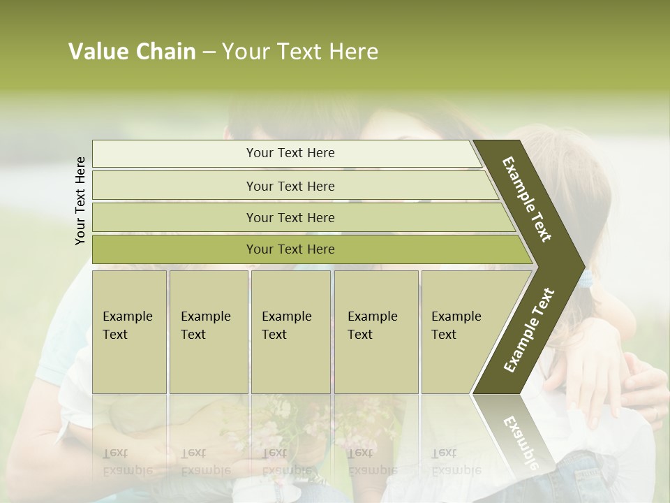 Cheerful Green Father PowerPoint Template