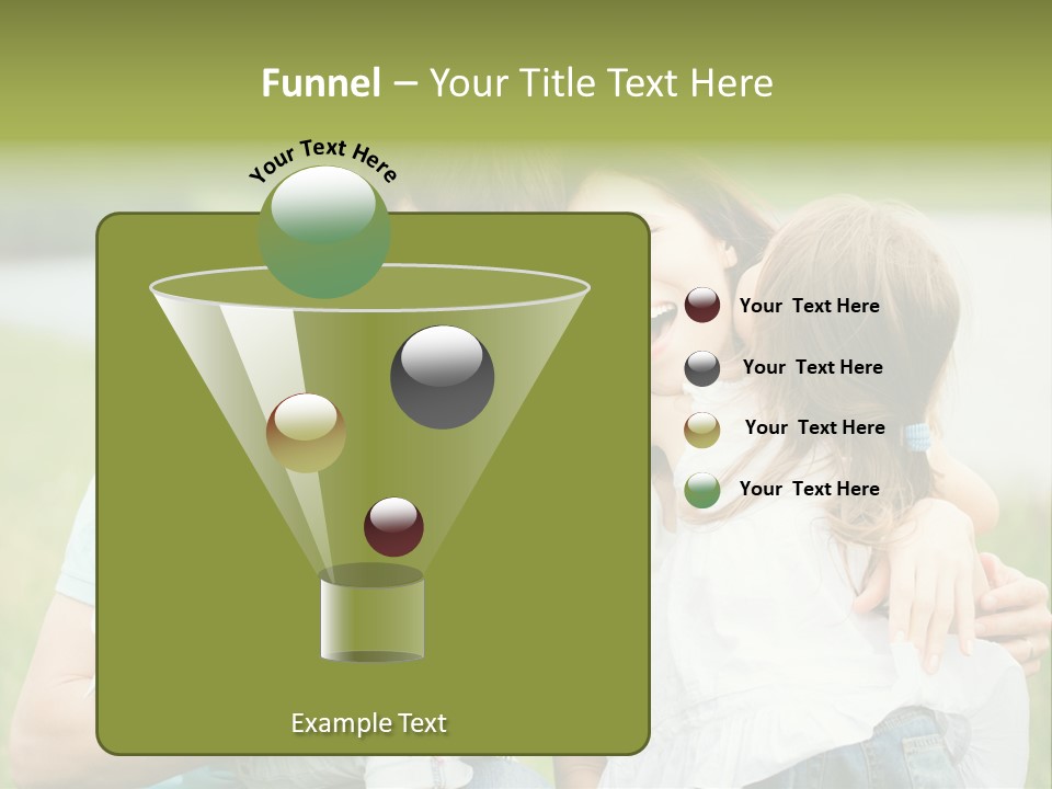 Cheerful Green Father PowerPoint Template