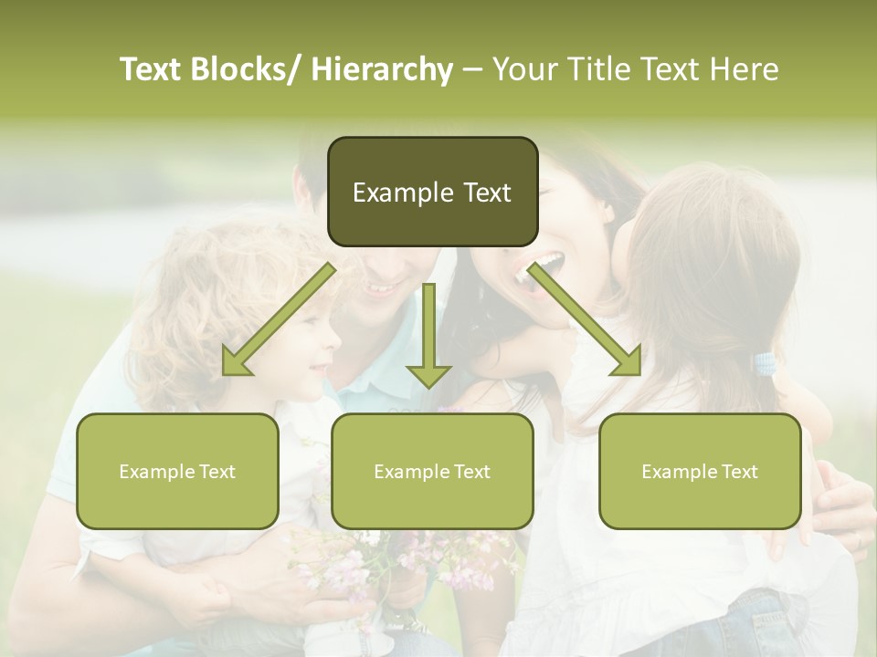 Cheerful Green Father PowerPoint Template